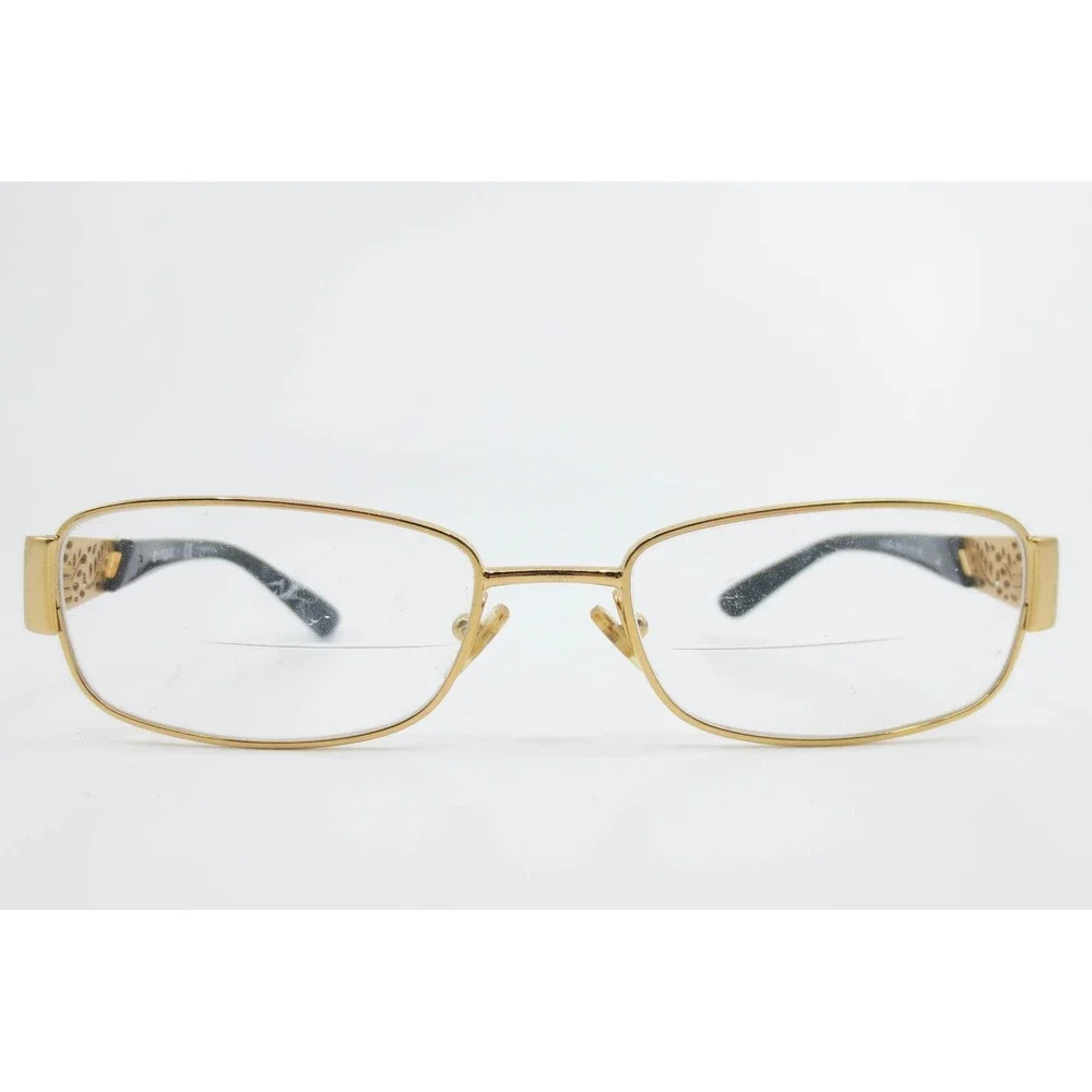 Vogue VO 3892-I 280 Gold Black Filigree Rectangular Eyeglasses Frames 51-17-135